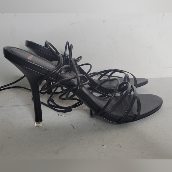 BLACK SUEDE STUDIO Leandra Lace Up Leather Sandals SZ 41 - Picture 7 of 8